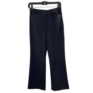BCBG MAX AZRIA Black Pinstripe Dress Pants